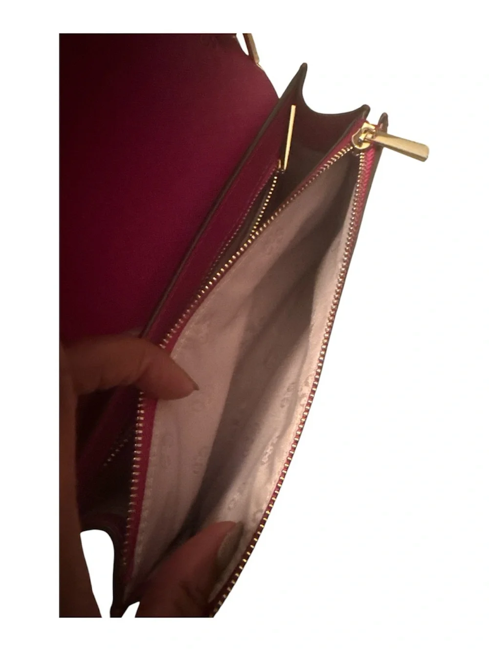 Tory Burch Hot Pink Leather Crossbody Bag
